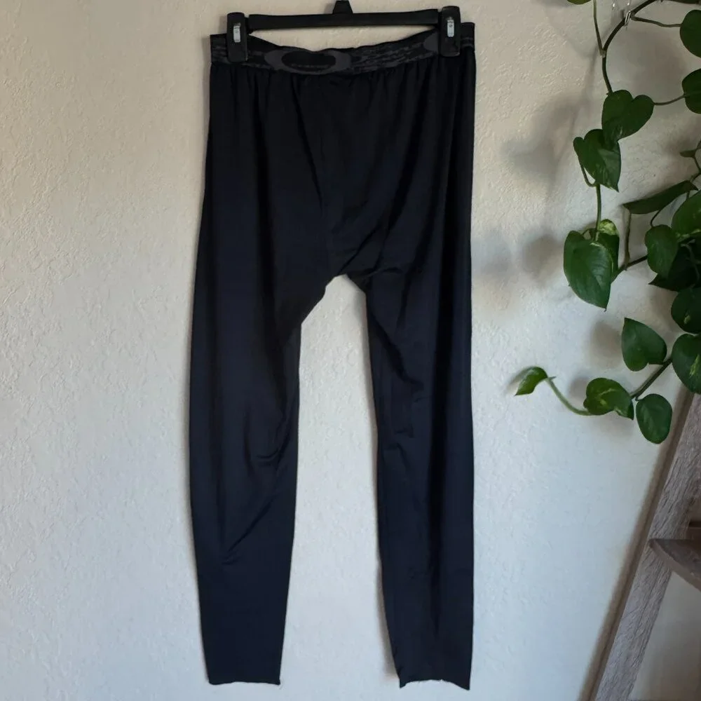Oakley Men’s Black Lounge Pants Joggers Size S | Stretch Elastic Waist - Picture 3 of 5